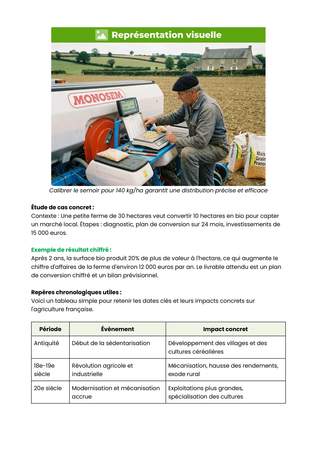 Example Fiche de Révision CAP MAGRI