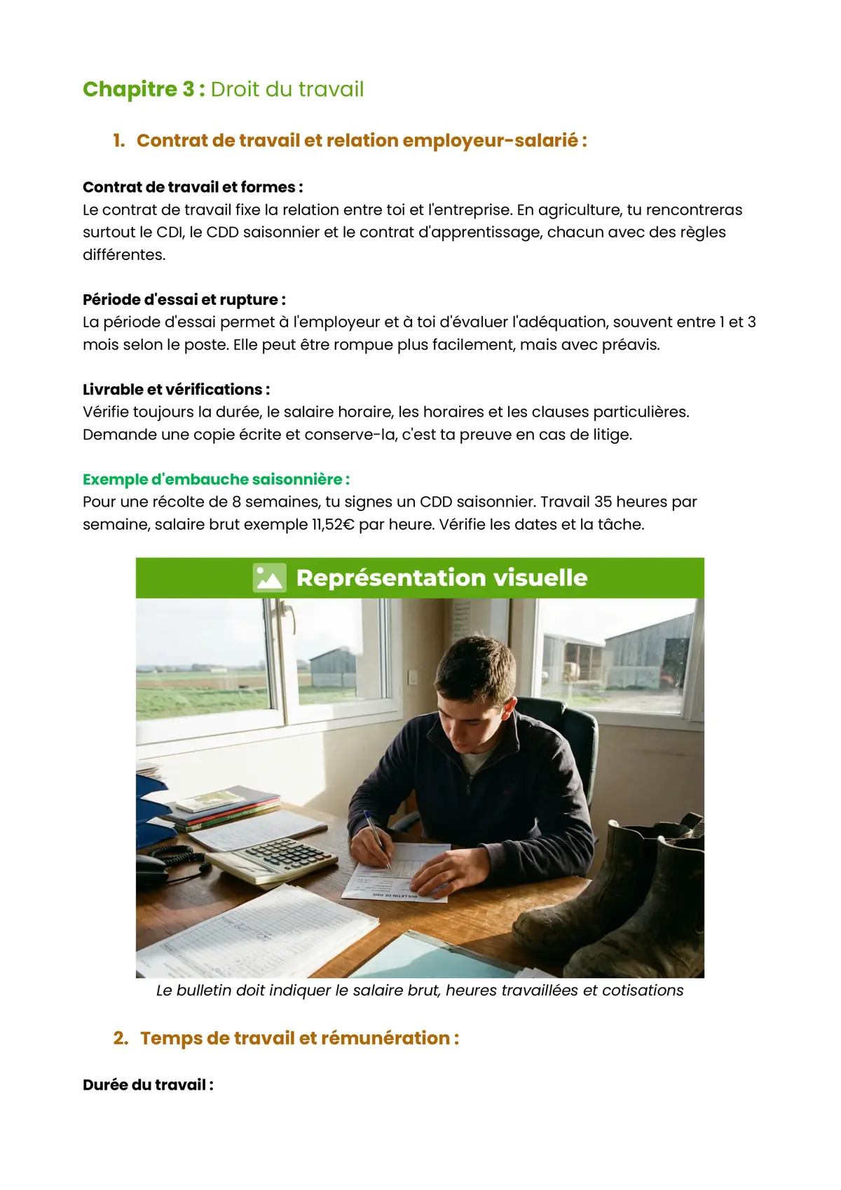 Example Fiche de Révision CAP MAGRI